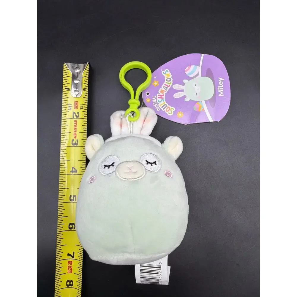 Squishmallows Miley Llama 3.5 Inch Easter Bunny Ears Clip On Plush NWT 2023